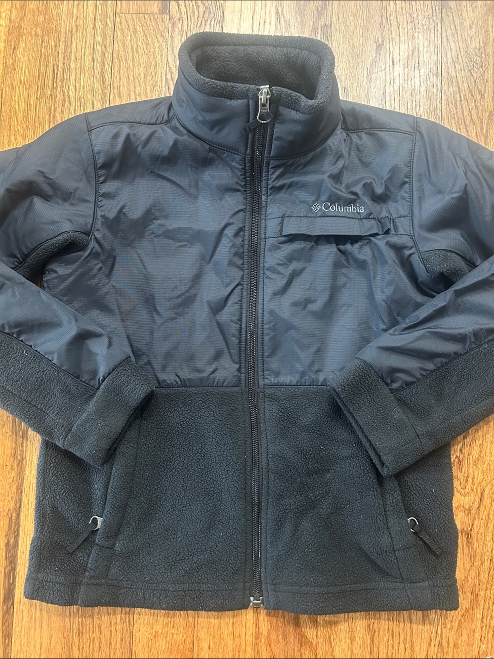 Columbia Boys' Steens Mt II Overlay Fleece Jacket Size Small